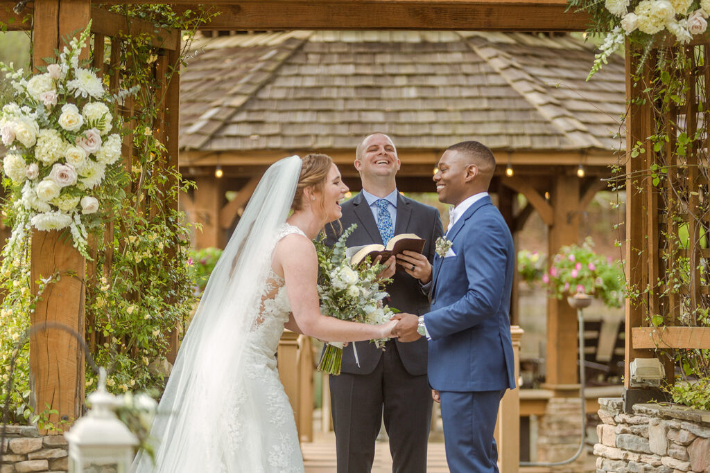 bride Sarah and groom Ed captured by their Nashville wedding videographer