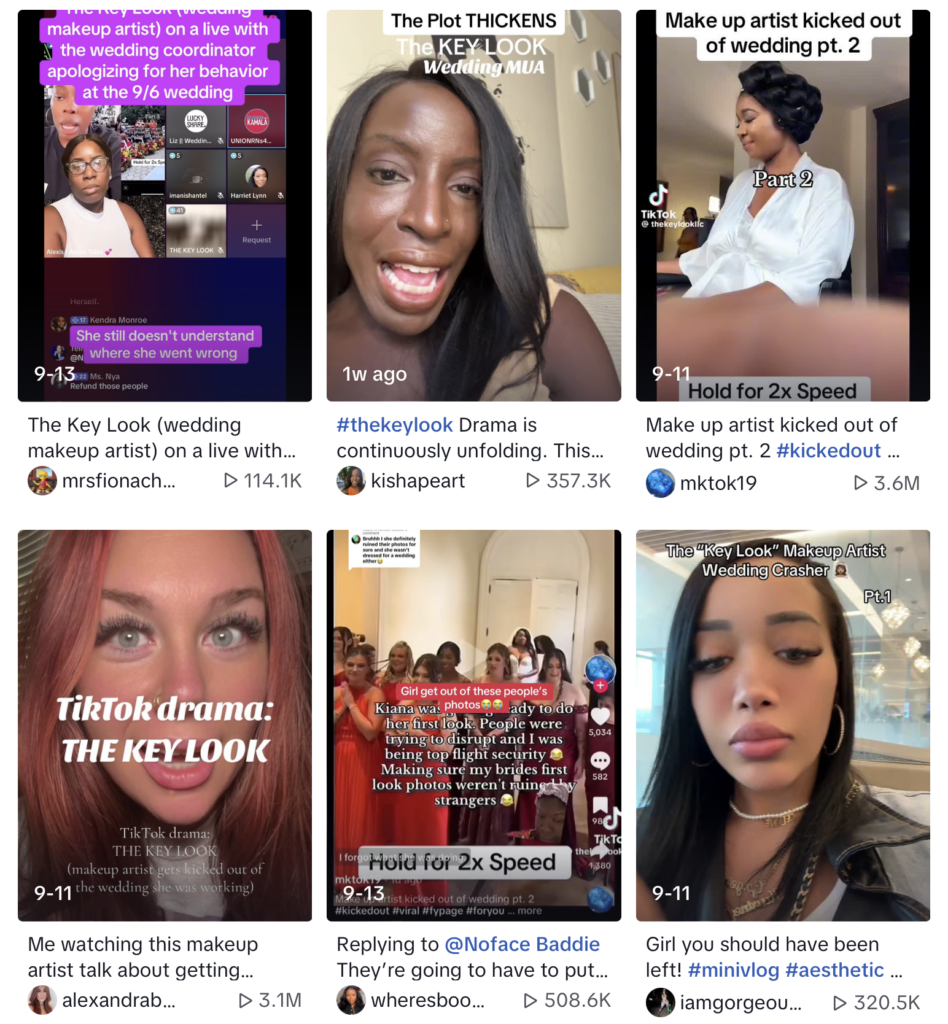 In this viral TikTok moment, a makeup artist or MUA was kicked out of a wedding for crossing boundaries with the bride and groom.